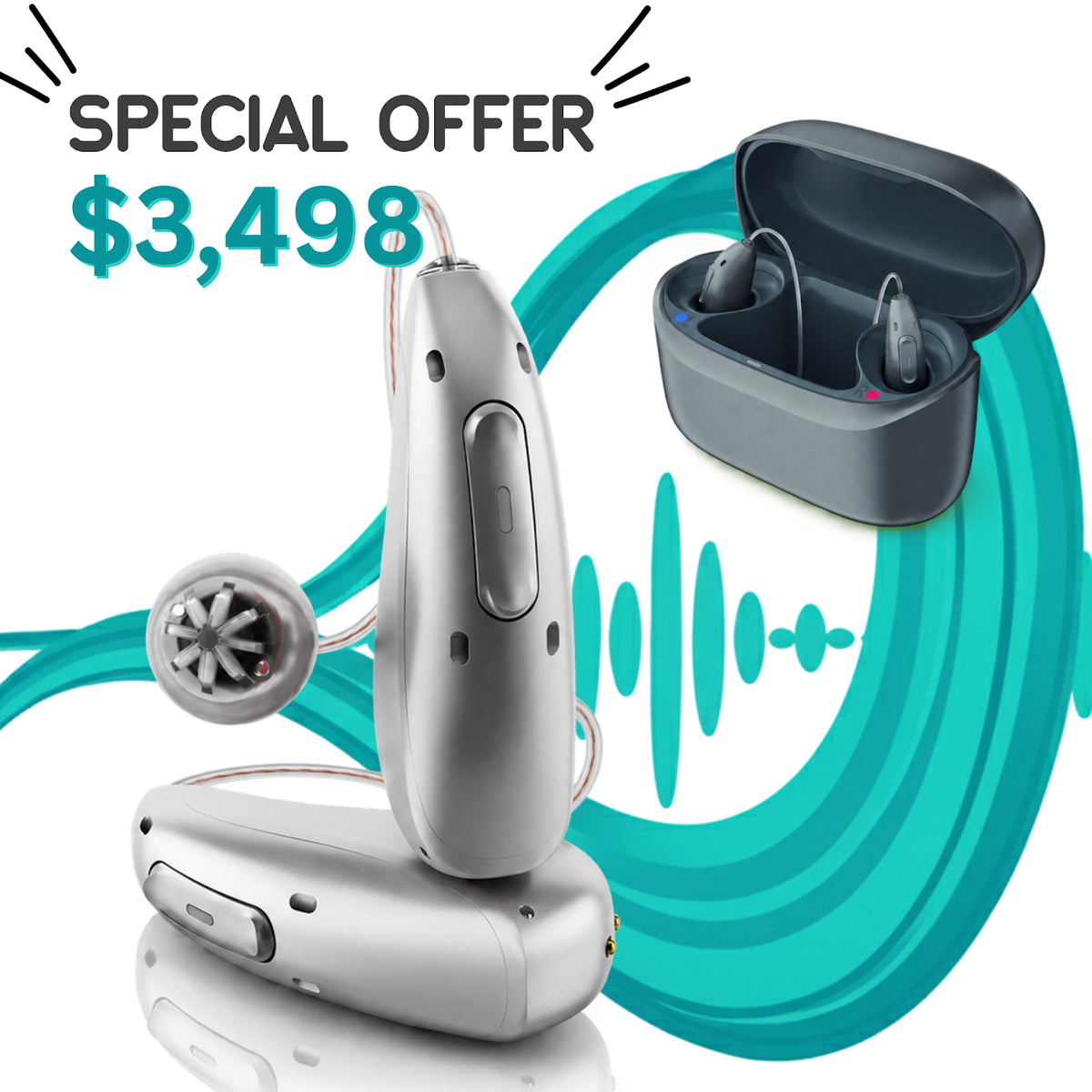 Limited-Time Offer: 2x Phonak Audéo EON 90 + ChargerGO